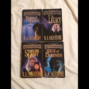 Forgotten Realms: Legacy of the Drow complete set by R.A. Salvatore